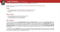 Desktop Screenshot of loicpauleve.name